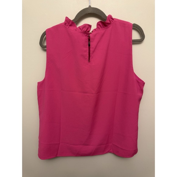 Sleeveless Ruffle-Neck Blouse - Picture 3 of 9